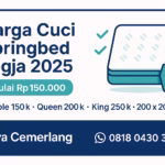 Harga Cuci Springbed Jogja 2025