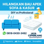 Menghilangkan Bau Apek pada Sofa & Kasur