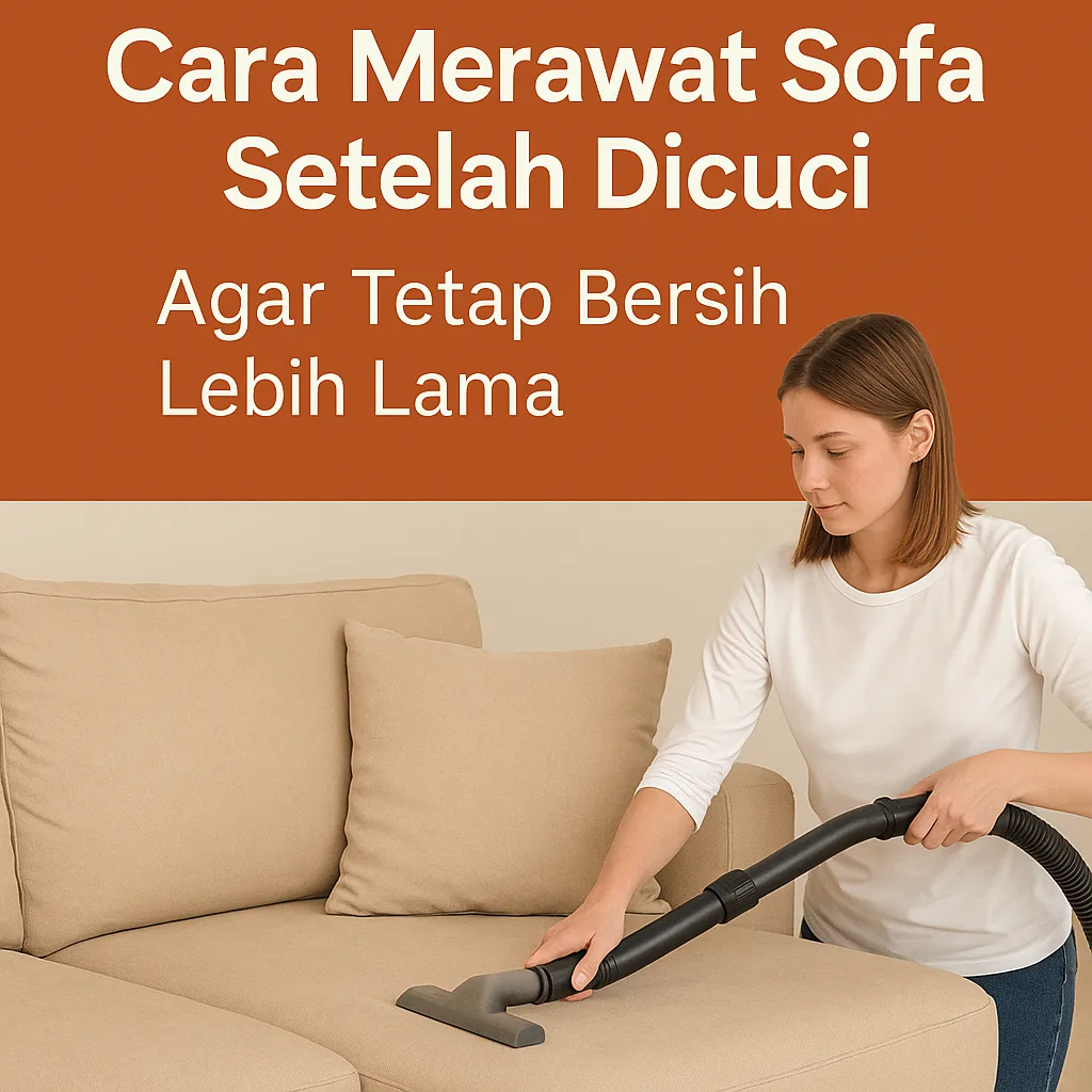 25 Cara Merawat Sofa Setelah Dicuci