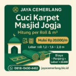 Cara Hitung Biaya Cuci Karpet Masjid