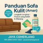 Panduan Membersihkan Sofa Kulit di Rumah